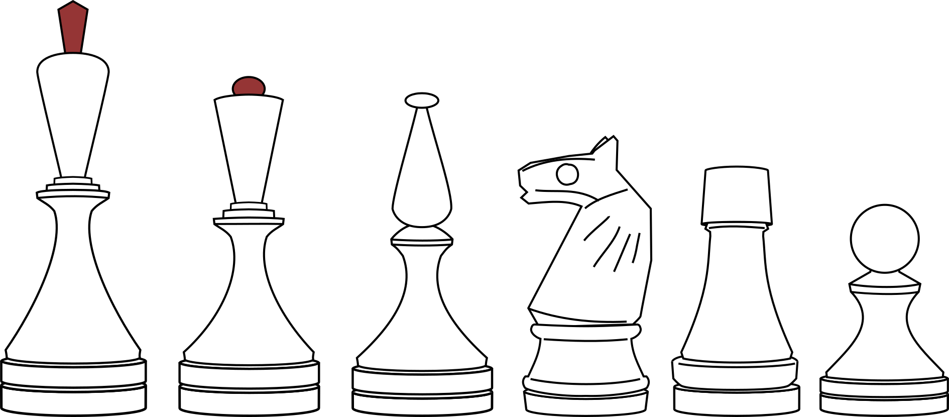 A cartoon of Baku chessmen.