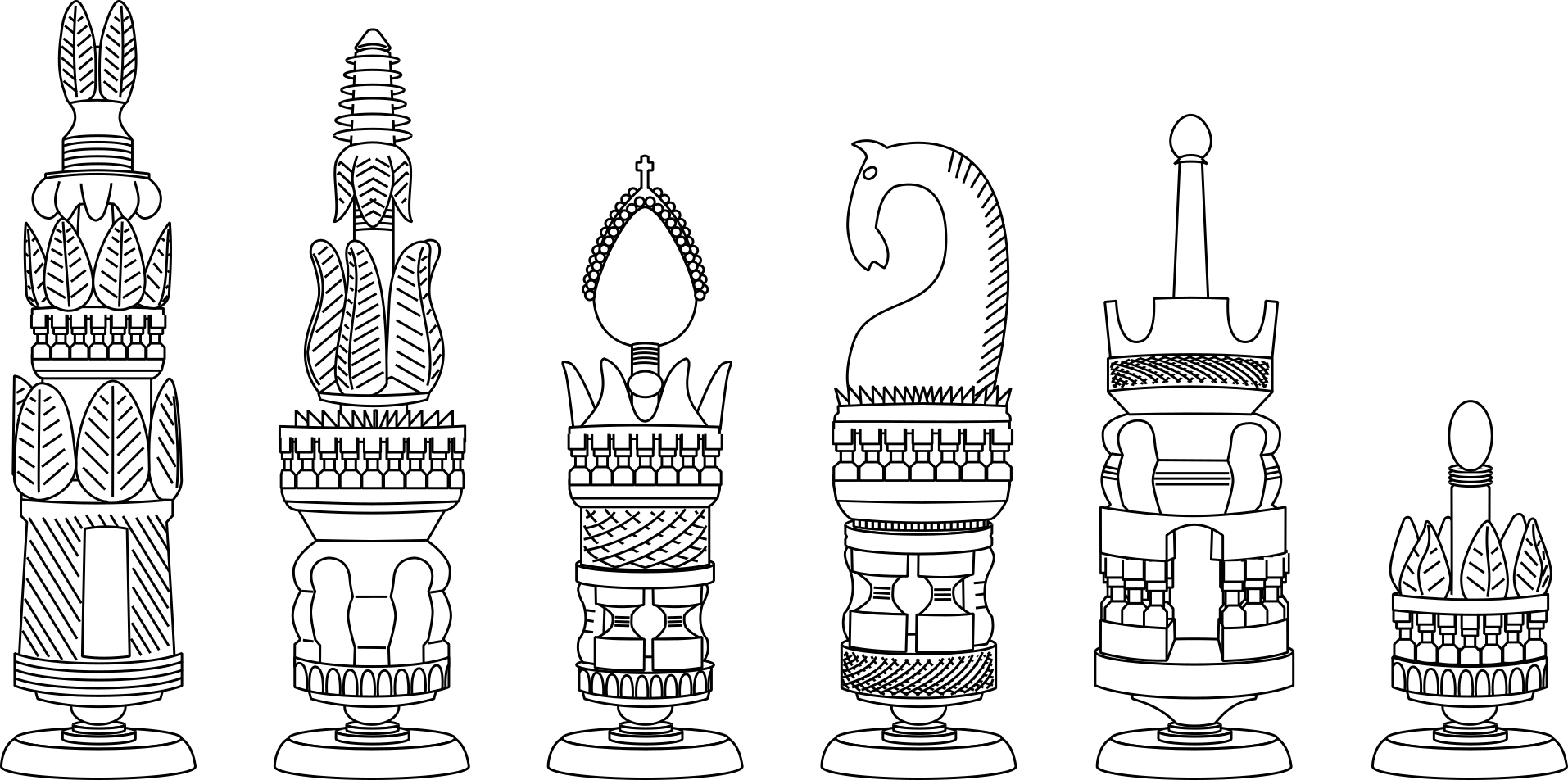 A cartoon of Pulpit chessmen.