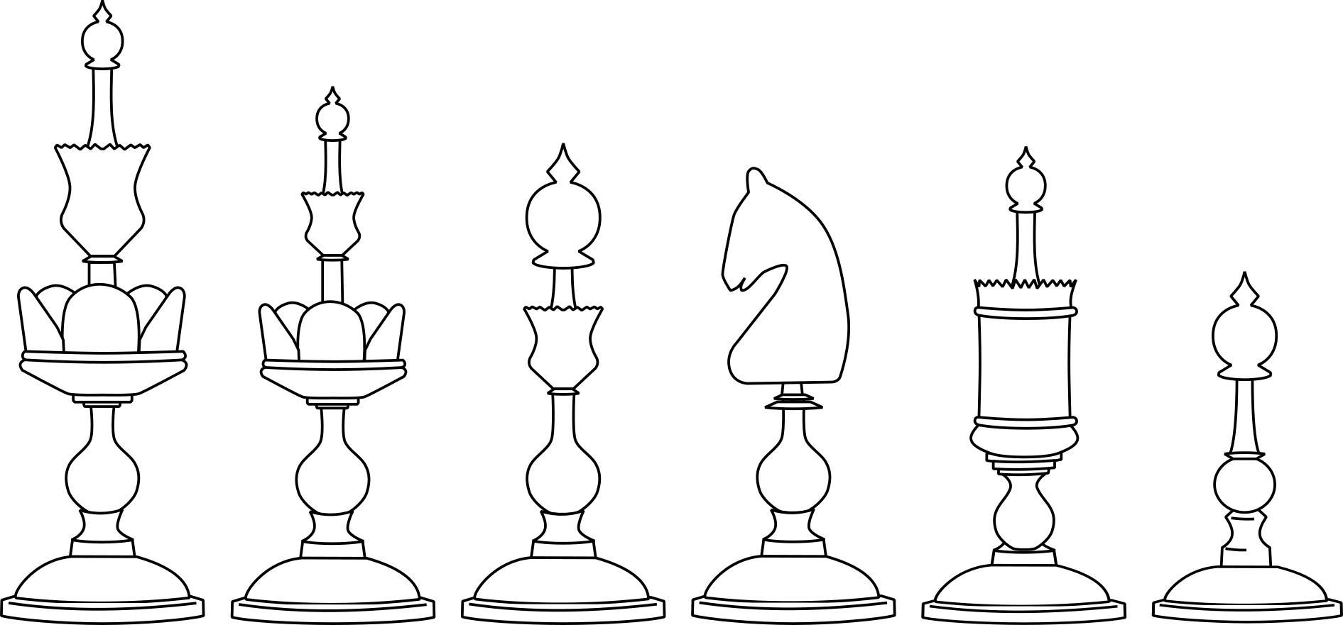 A cartoon of Selenus chessmen.