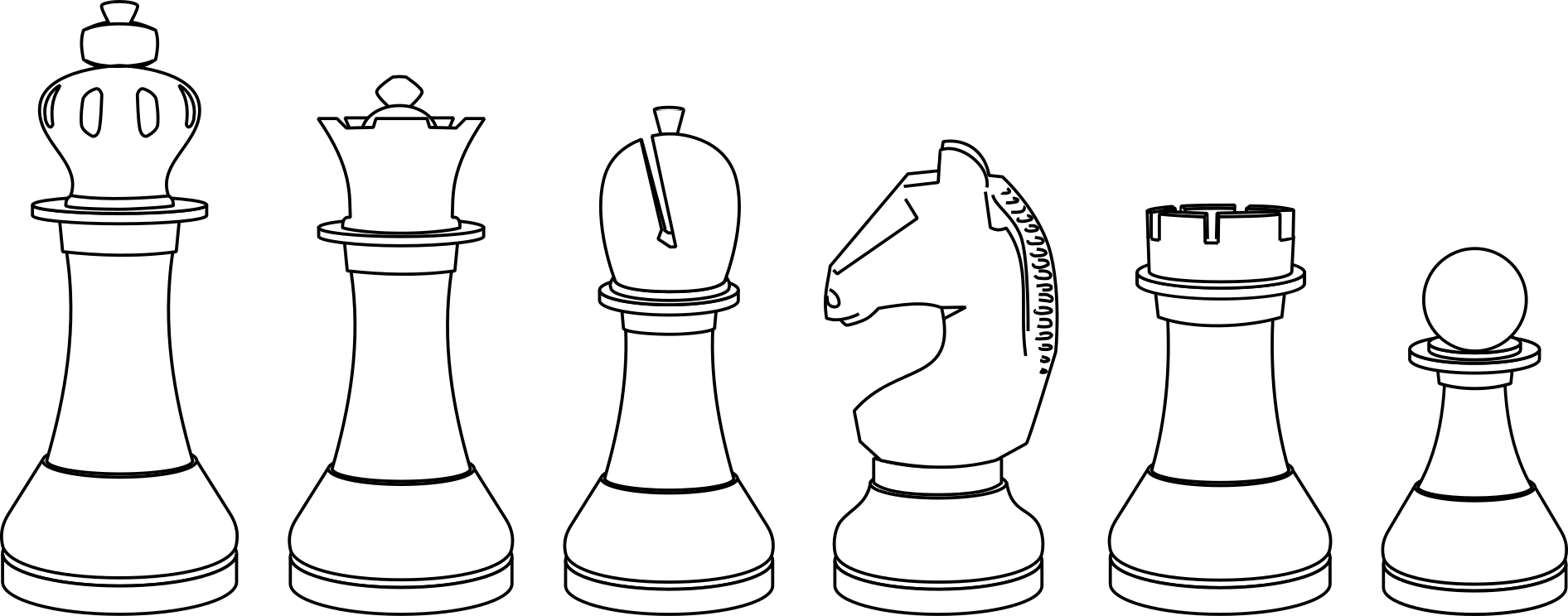 A cartoon of World Championship chessmen.